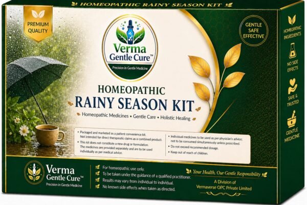 Verma Gentle Cure – Homeopathic Rainy Season Kit